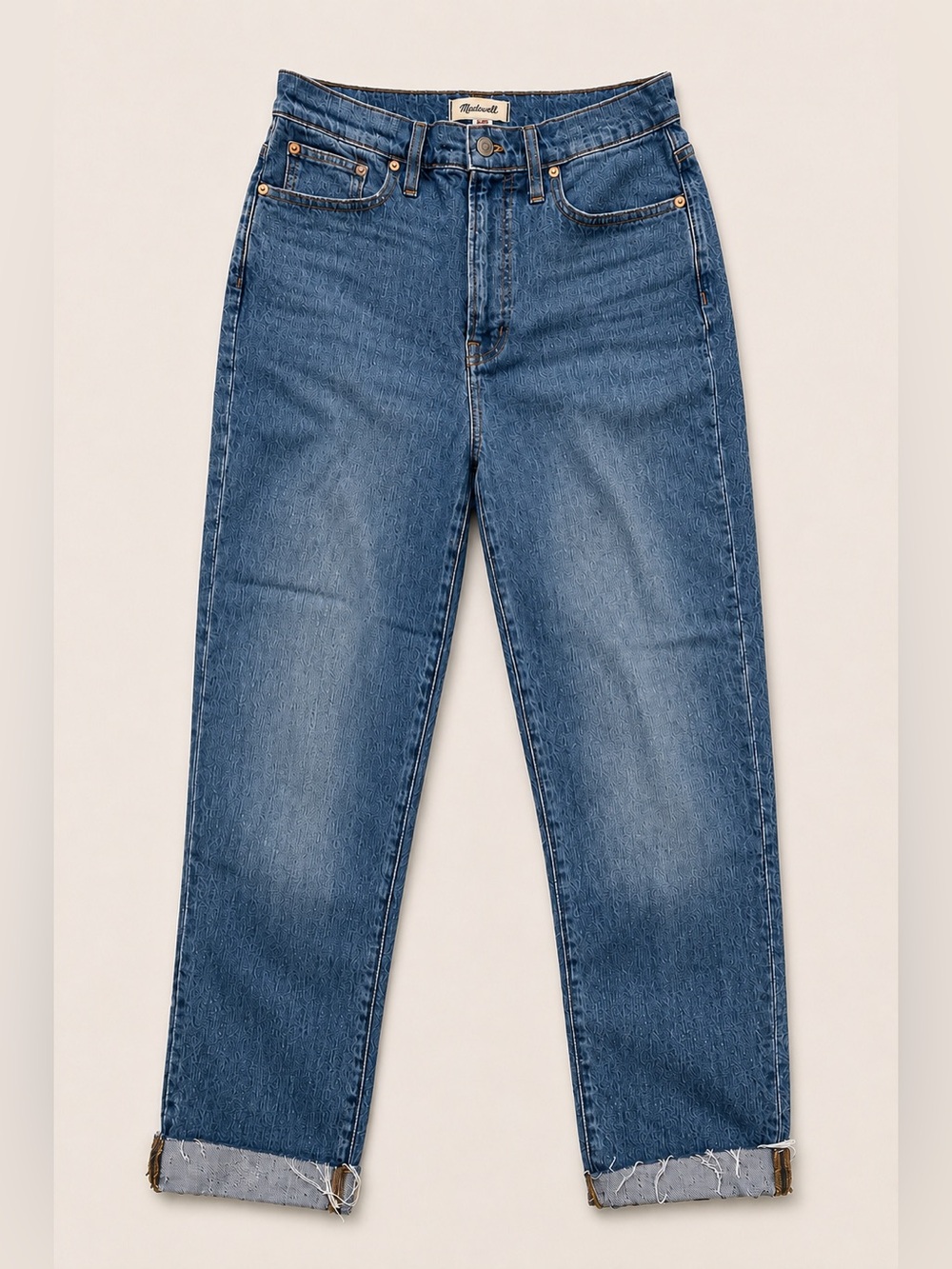 Madewell The Perfect Vintage Jean | High Rise Cuffed Straight Denim | Women’s 29